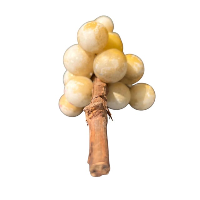 1940s Mid-Century Alabaster Grapes From Italy, 40s For Sale - Image 5 of 12