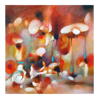 Daniel Ketel, Abstract Oil Painting, "Alien Landscape 4" 2024 For Sale