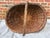 Early 20th Century Large Woven Willow Gathering Basket With Top Handle For Sale - Image 10 of 15