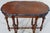 Elegant Early 20th Century Victorian-Style Flame Mahogany Library Table For Sale - Image 9 of 17