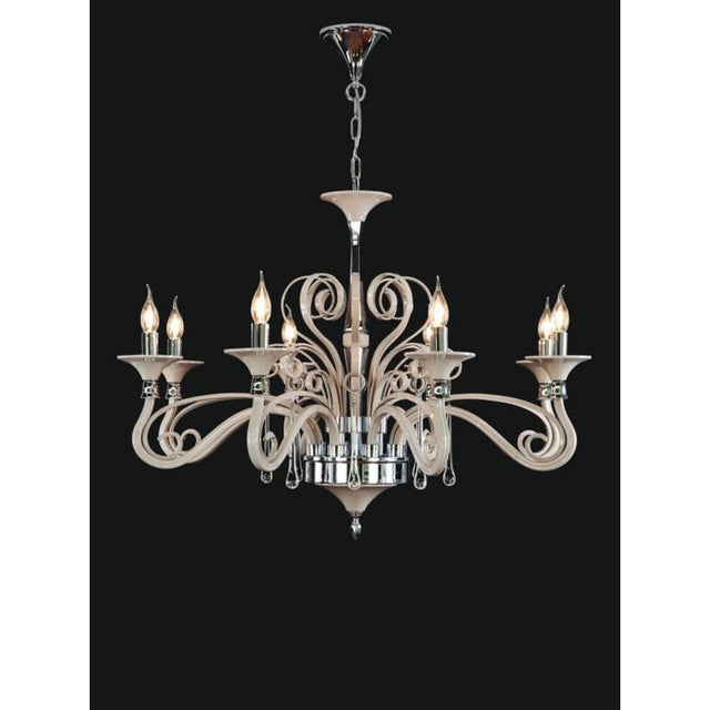 Not Yet Made - Made To Order Collection Orchidea Chandelier, Metal and Crystal, NCS 437 by Jago For Sale - Image 5 of 10