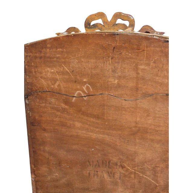 1920 French Gilded Beveled Edge Mirror. For Sale - Image 15 of 15