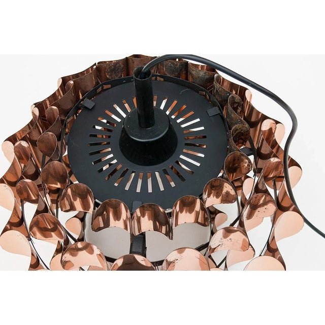 Mid-Century Modern Copper Lamp by Thorsten Orrling for Temde, 1950s For Sale - Image 5 of 7