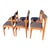 1950s Mid-Century Danish Teak Dining Table Chairs – Scandinavian Modern Set For Sale - Image 16 of 18