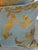 Early 21st Century Nomi Stenciled Linen Lumbar Pillows in Celeste Blue, Usa For Sale - Image 5 of 11