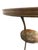 Mid 20th Century Vintage Hollywood Regency Two-Tier Onyx & Brass Guéridon Side Table With Paw Feet For Sale - Image 5 of 8