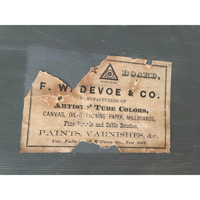 Victorian Floral Still Life Oil Painting on Board, Dated April 9, 1890, Original Gilt Gesso Frame For Sale - Image 11 of 11