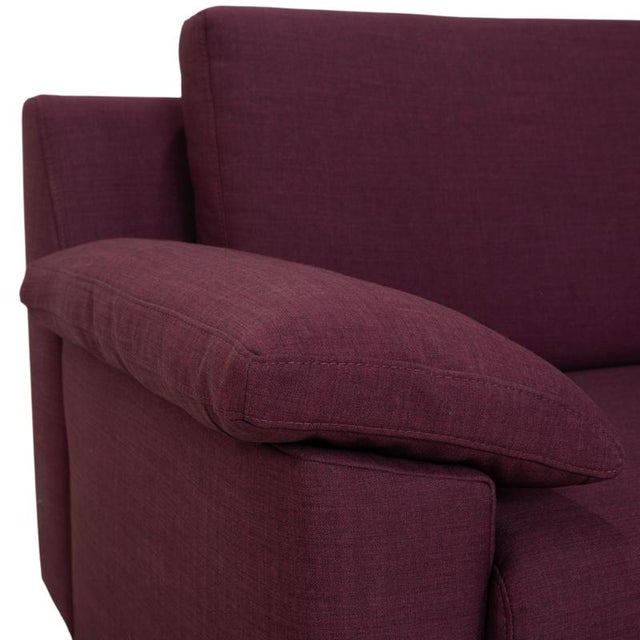 Flex Plus 3-Seater Sofa in Aubergine Fabric from Ewald Schillig For Sale - Image 6 of 14