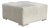 Pasargad Home Safari Silver Foil Cowhide Ottoman For Sale
