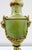 1900 - 1909 Antique French Neoclassical Green Onyx and Gilt Bronze Garland and Satyr Mounts Table Lamp For Sale - Image 5 of 17