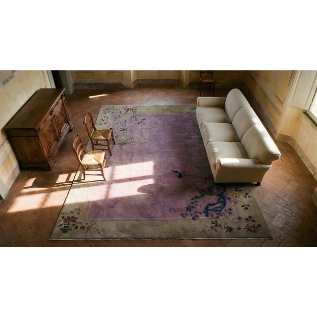 1920s Chinese Art Deco Carpet ( 8'7" x 11' - 262 x 335 ) For Sale - Image 15 of 15