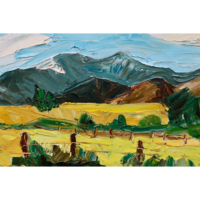 Mid 20th Century Nancy Coe Mt. Rose Landscape by Nancy Patricia Coe Circa 1968 For Sale - Image 5 of 7