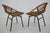 Set of Rattan and Iron Lounge Chairs by Alan Fuchs, Czechoslovakia, 1970s For Sale - Image 4 of 14