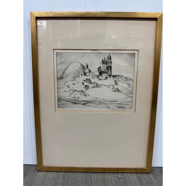 Lionel Pries Architectural Drawings, Set of Six For Sale - Image 4 of 12