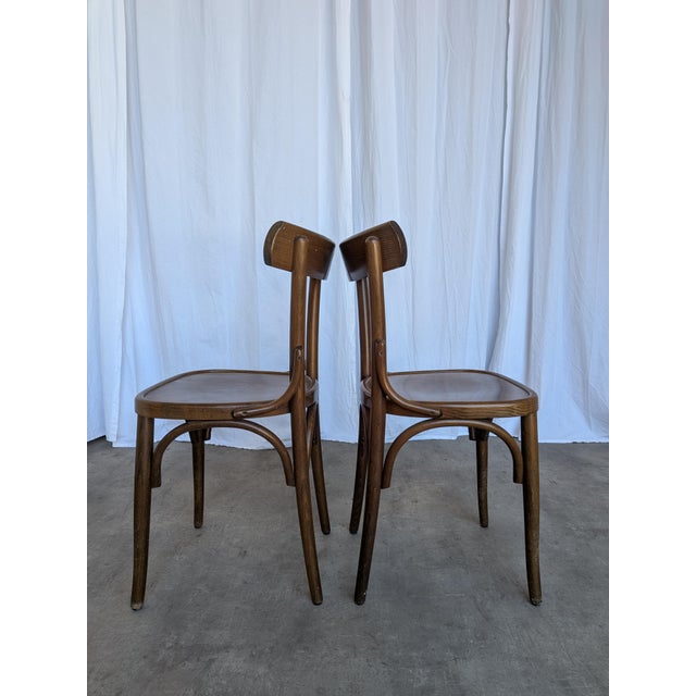 Mid-Century Bistro Style Dining Chair in Wood, Former Yugoslavia, 1970s For Sale - Image 16 of 18