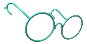 Wallight Glasses by Lisola Che Non Cè Popart, 1980s