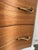 Vintage Mid-Century Modern Refinished Dresser Pair With Detachable Mirror For Sale - Image 10 of 12