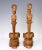 Brown Large Austronesian Tiki Hand Carved Teak Figural Water Dippers / Ladles / Vases, a Pair For Sale - Image 8 of 11