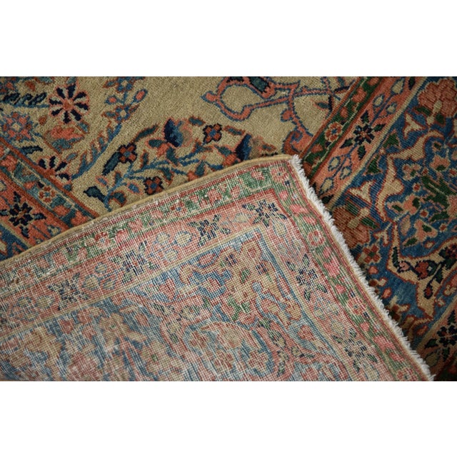 Antique Farahan Sarouk Carpet - 6'11" X 10' For Sale - Image 12 of 12