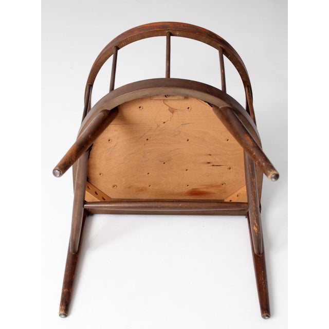 Mid-Century Danish Modern Spindle Back Chair For Sale - Image 18 of 18