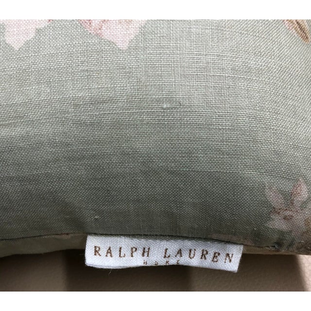 Shabby Chic Down Feather Pillow In Ralph Lauren Wainscott Floral