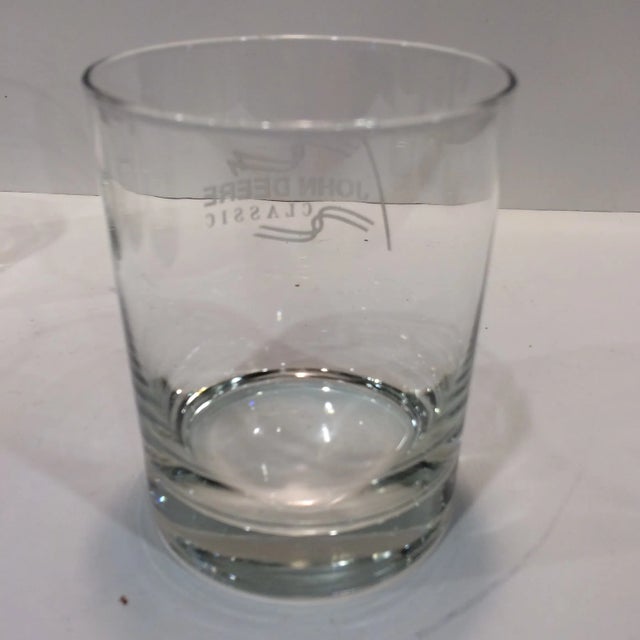 1970s "John Deer Classic" Etched Crystal Glasses - Set of 4 For Sale - Image 5 of 11