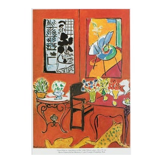 1987 After Henri Matisse "Large Interior in Red", Second Edition Full-Color Print For Sale