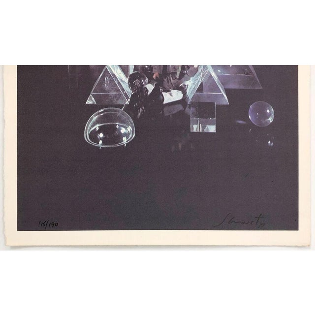 Lithograph in colors on arches paper. Hand signed and numbered by Ami Shavit. Edition 115/190. From the "Ten Painters on...