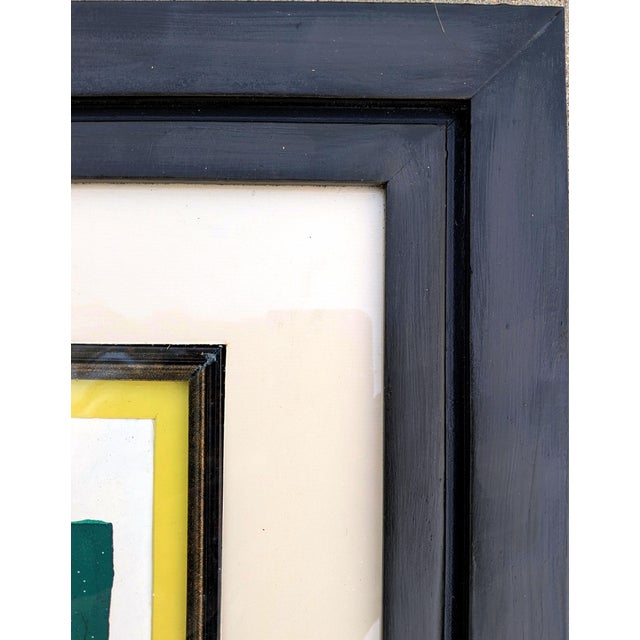 Paul Klee Vintage 1960's After Paul Klee "Landscape With Yellow Birds" Lithograph, Framed For Sale - Image 4 of 6