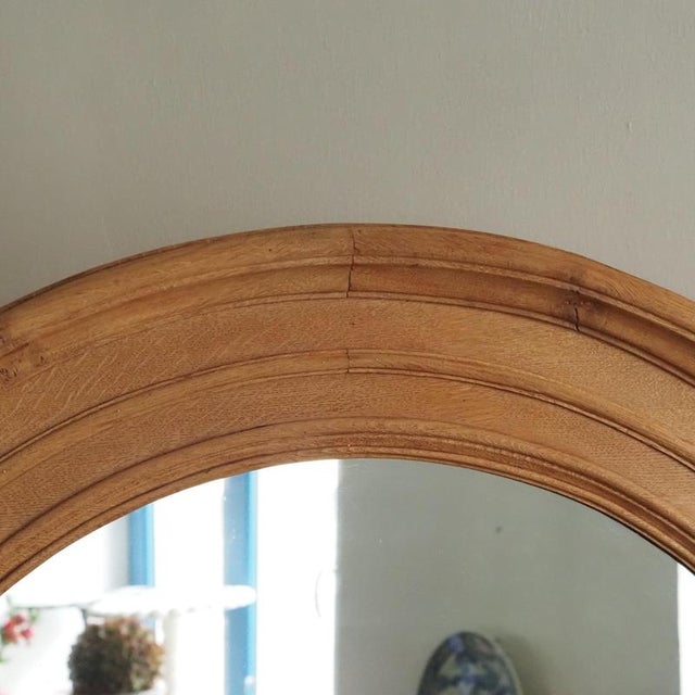 Vintage Oak Mirrored Chest of Drawers with Marble Top For Sale - Image 9 of 15