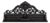 Baroque Carved Black Wooden Sculptured Shelf, France, 1850s For Sale