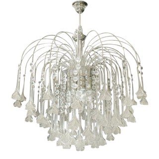 Flower Rain Chandelier from Cenedese For Sale