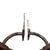 Brown Antique Arts & Crafts Bradley & Hubbard Floral Medallion Cast Iron Andirons – Pair (C. 1890–1920) For Sale - Image 8 of 8