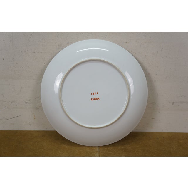 Antique Chinese Famille Rose Imari Phoenix Pheasant Plate Dish Charger 12" For Sale - Image 11 of 12