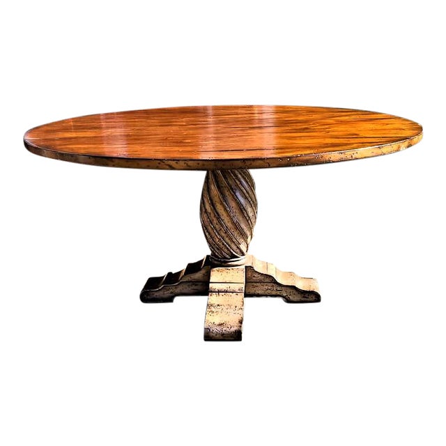 Woodbridge Furniture 60" Rustic Dining Table Chairish