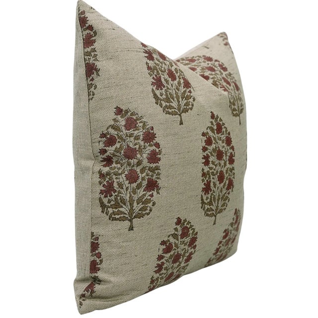 Crafted from a high-quality linen blend, this cushion cover offers a soft yet structured texture that complements the...