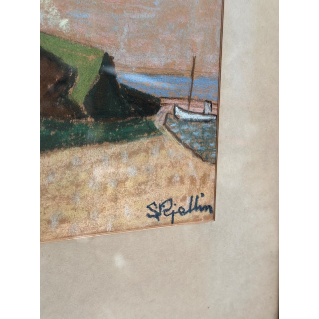 S. Rjellim, Shore, 1950s, Oil on Panel, Framed For Sale - Image 10 of 18