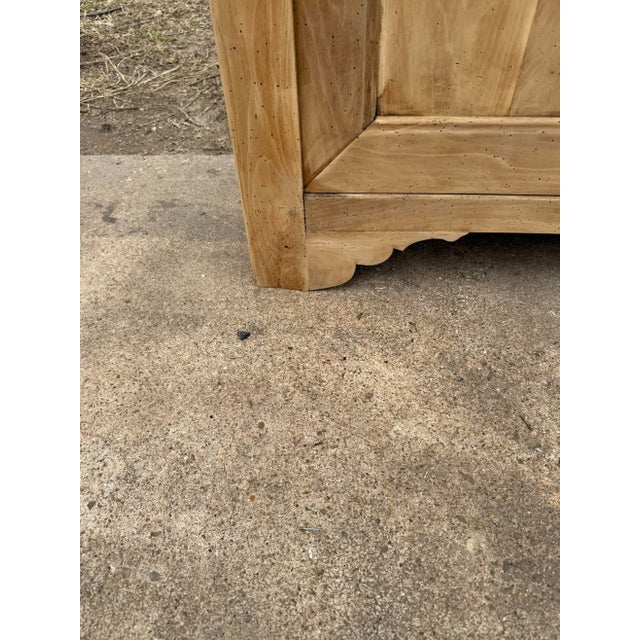 Tan 19th Century Louis Philippe Solid Walnut Bleached Sideboard / Buffet. For Sale - Image 8 of 12