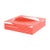 Sublime Trellis Salmon Acrylic Candy Catchall Dish, Small For Sale - Image 4 of 9