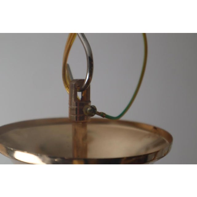 Hollywood Regency Gilt Metal and Crystal Lantern, 1999 For Sale - Image 16 of 18