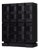 Graphic Bar Cabinet in Black from Maison Aurora, Belgium, 1975 For Sale