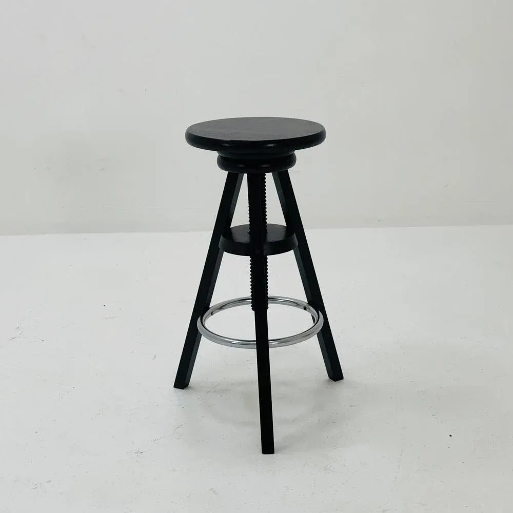 Vintage Black Bar Stool from Ikea, 1990s | Chairish