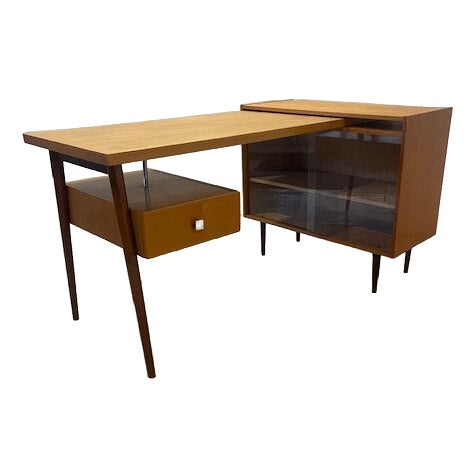 Vintage Writing Desk with Adjustable Top, 1970 For Sale