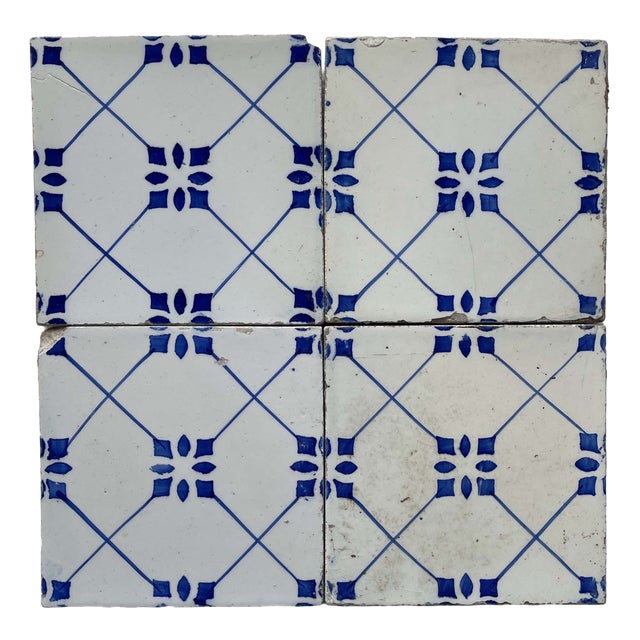 Earthenware Tiles, Set of 20 For Sale