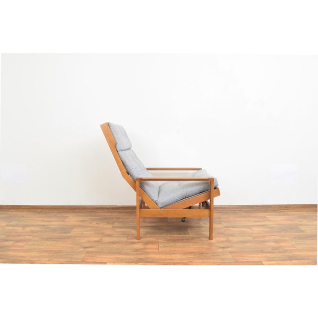Mid-Century Danish Oak Armchair by Leif Alring for Madsen & Schubell, 1960s For Sale - Image 6 of 15