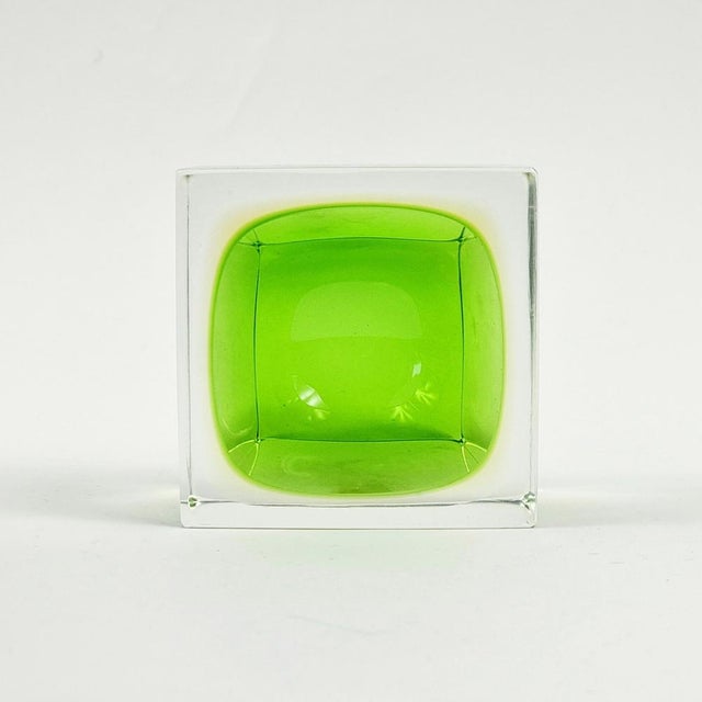 1970s Mid-Century Modern Sommerso Murano Glass Catchall by Flavio Poli for Seguso Vetri Darte, Italy, 1970s For Sale - Image 5 of 8