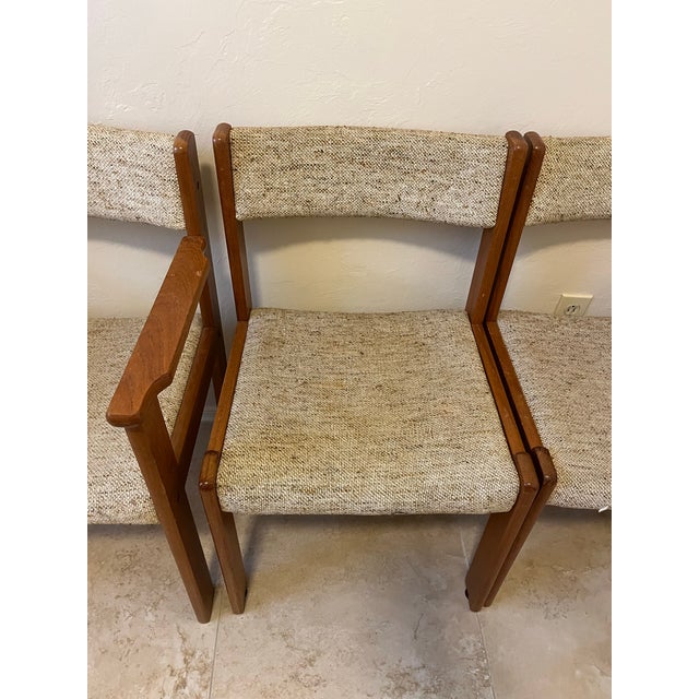 1960s Mid-Century Modern Farsø Stolefabrik Danish Teak Dining Chairs - Set of 4 For Sale - Image 10 of 12