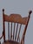 Antique Early American Oak Windsor Children’s Rocker For Sale - Image 4 of 11
