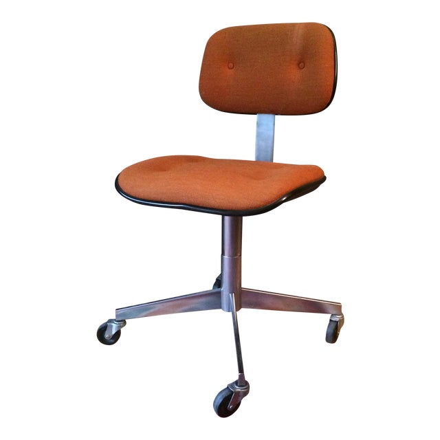 Steelcase orange chair clearance