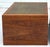 Mid-Century Modern Harry Lunstead Style Wood Cabinet Side Table With Etched Metal Top For Sale - Image 9 of 11